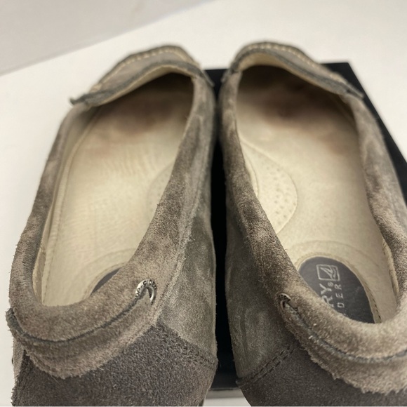 Sperry Top-Sider Suede Studded Penny Loafers Gray Women’s 8M - Picture 3 of 15